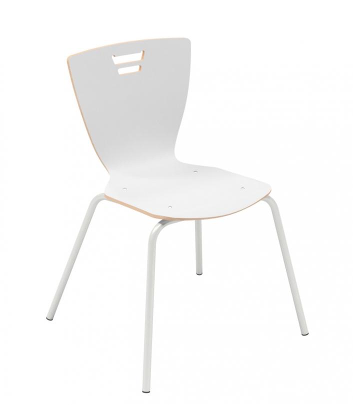 Стілець учнівський, ростова група №6, АНШАР ГРУП (48470 HPL), 555х515х835 мм, суцільний фанерний моноблок, покриття-хім.стійкий HPL, каркас-посилен.кругла труба